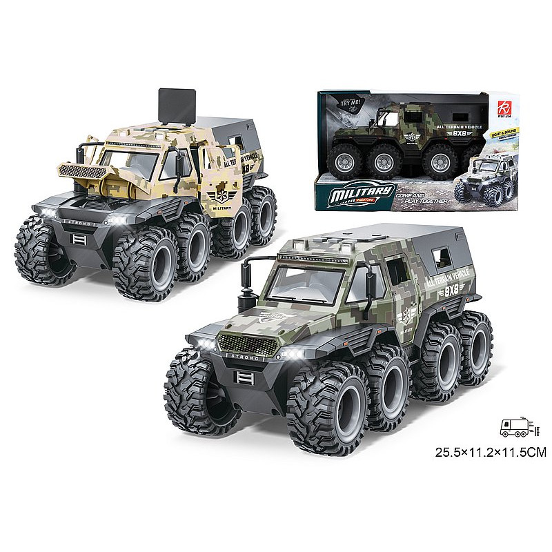 3200 Wojskowy Pojazd Terenowy Auto Militarne Światło Dźwięk 