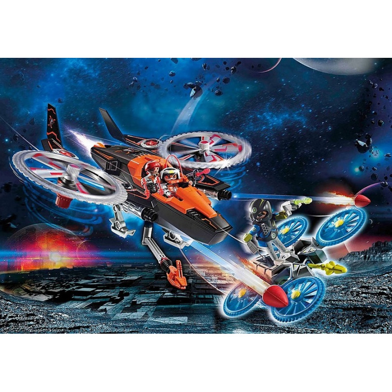 70023 PLAYMOBIL KLOCKI GALAXY HELIKOPTER PIRATÓW