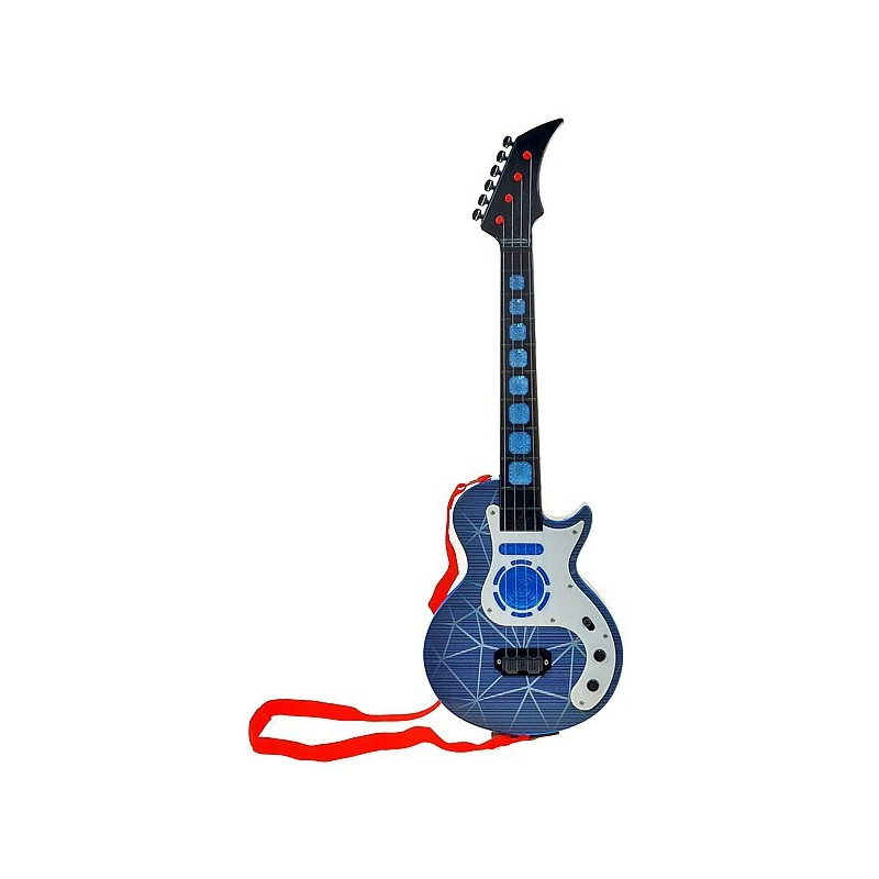 9665 Elektyrczna gitara z światłem i dźwiękiem dla dzieci
