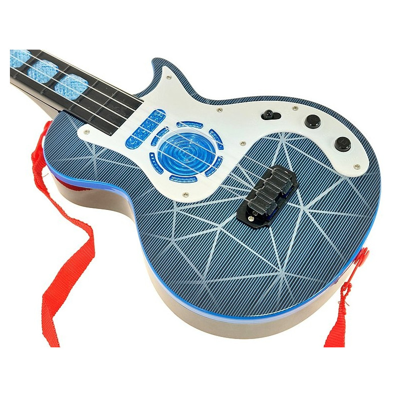 9665 Elektyrczna gitara z światłem i dźwiękiem dla dzieci