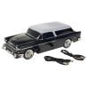 4368 Przenośny głośnik realistyczny model samochodu radio fm auto