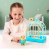 0962 Little Live Pets Interaktywny Mój prawdziwy ptaszek w klatce 