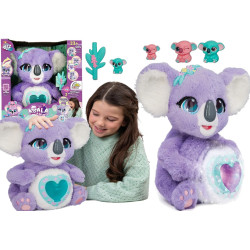 1051 Interaktywna Koala Club Petz Mama Koala fioletowa głaszcz i przytulaj