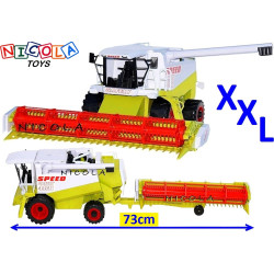 * 1658 OGROMNY KOMBAJN DO ZBOŻA PRZYCZEPA RUCHOME ELEMENTY 73cm 