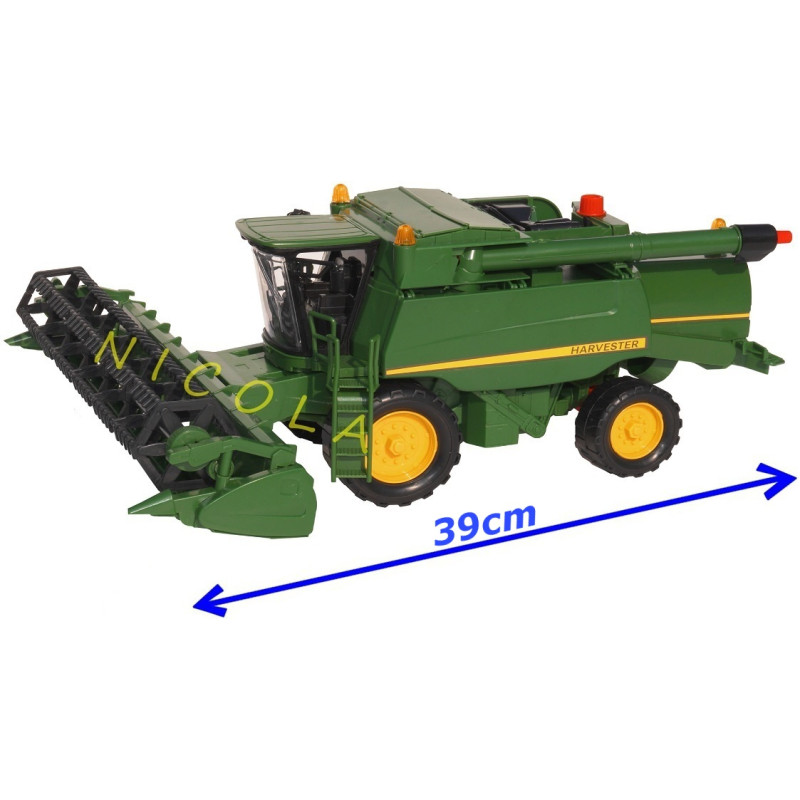 * 5595 DUŻY KOMBAJN DO ZBOŻA PRZYCZEPA NAPĘD 64cm 