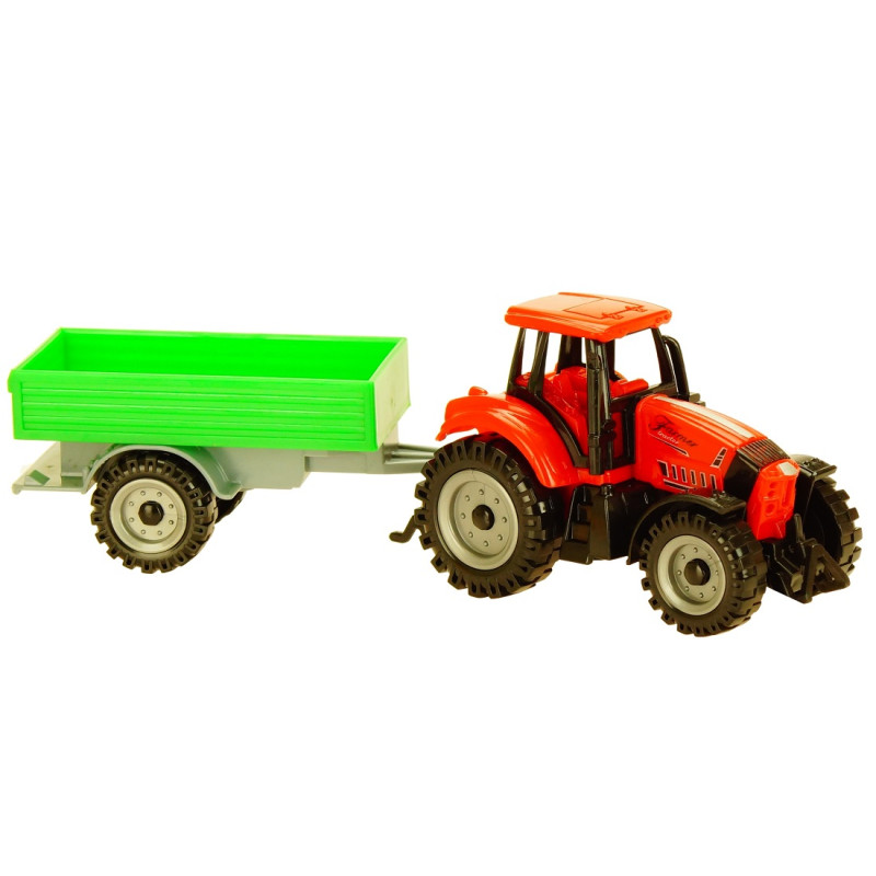 * 0767 WIELKI ZESTAW FARMA ZWIERZĘTA TRAKTOR STODOŁA