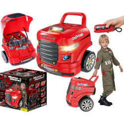 * 5465 Zestaw Mechanika Warsztat dla Dzieci Ciężarówka Światła Dźwięki