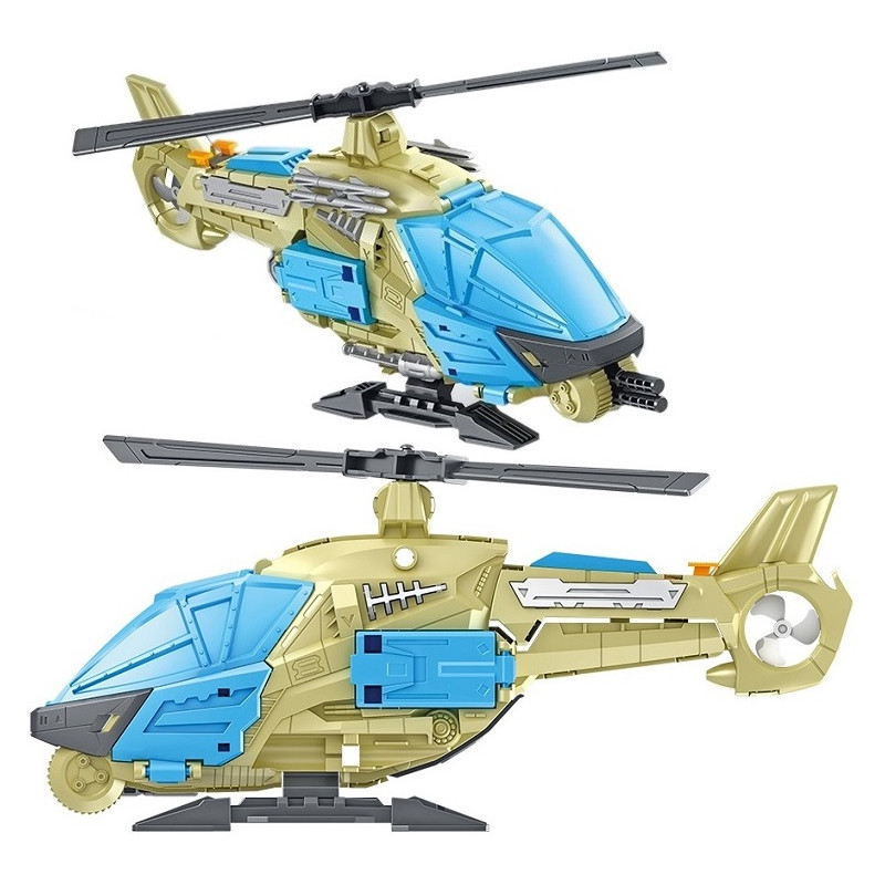 * 2037 Helikopter Wojskowy Zabawka dla Dzieci + Pojazd Militarny Wojsko