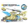 * 2037 Helikopter Wojskowy Zabawka dla Dzieci + Pojazd Militarny Wojsko