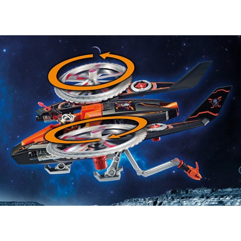 70023 PLAYMOBIL KLOCKI GALAXY HELIKOPTER PIRATÓW
