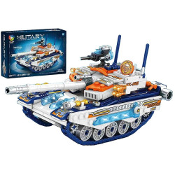 0758 Klocki Konstrukcyjne Czołg Wojskowy Tank Pojazd Militarny