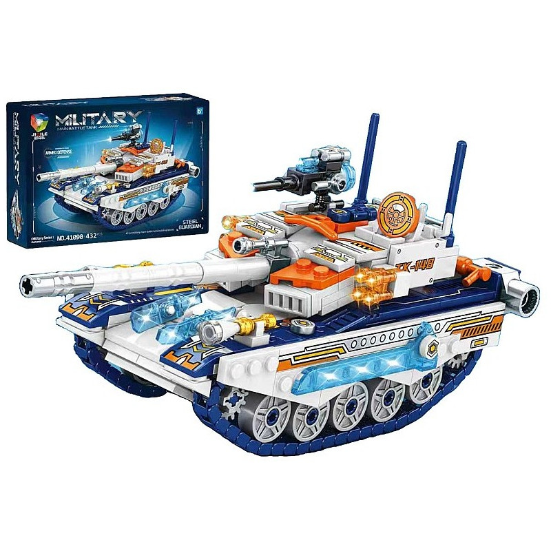 0758 Klocki Konstrukcyjne Czołg Wojskowy Tank Pojazd Militarny