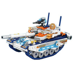 0758 Klocki Konstrukcyjne Czołg Wojskowy Tank Pojazd Militarny