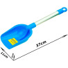* 9678 MOCNA ALUMINIOWA ŁOPATA ŁOPATKA DO PIASKU 37cm