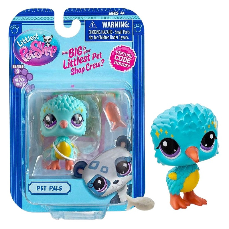 9784 Littlest Pet Shop seria 2 figurka G7#82 przyjaciele zwierząt ptak kiwi