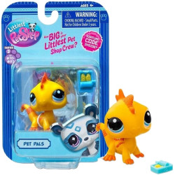 9791 Littlest Pet Shop seria 2 figurka G7#83 przyjaciele zwierząt iguana 