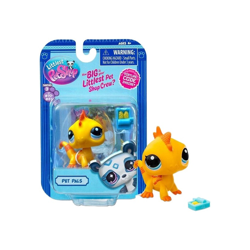 9791 Littlest Pet Shop seria 2 figurka G7#83 przyjaciele zwierząt iguana 