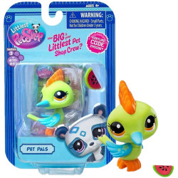 9715 Littlest Pet Shop seria 2 figurka G7 #75 przyjaciele zwierząt dzięcioł 