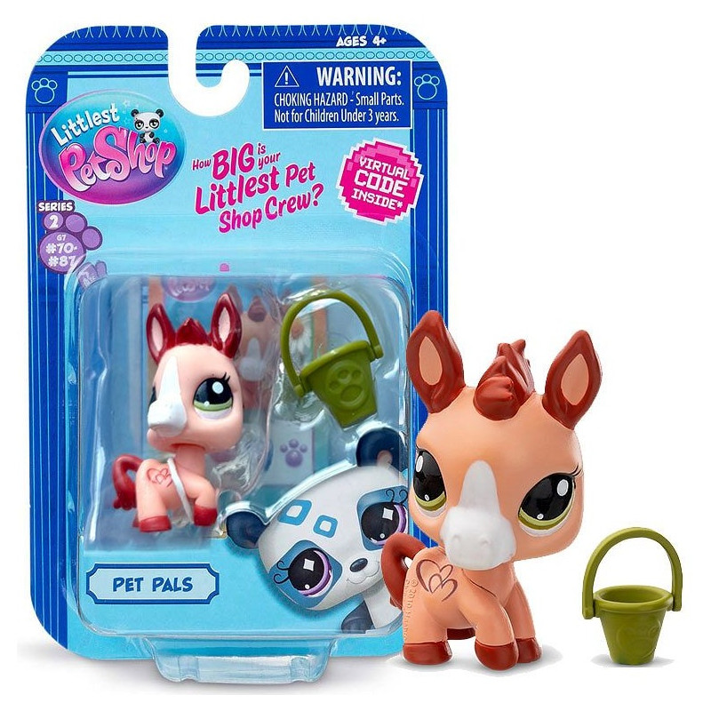 9838 Littlest Pet Shop figurka G7 #87 przyjaciele zwierząt osiołek 