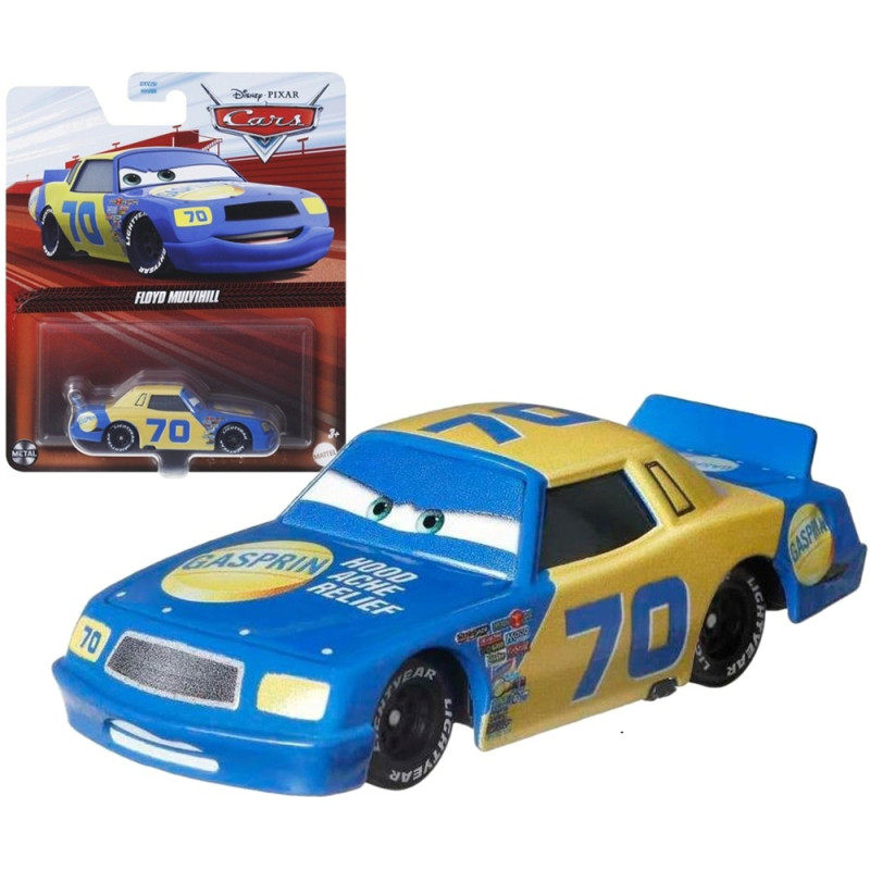 3743 Auto Cars Disney Pixar Floyd Mulvihill #70 metal Mattel