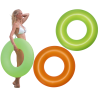 36025 Dmuchane koło do pływania 91 cm kółko Bestway 