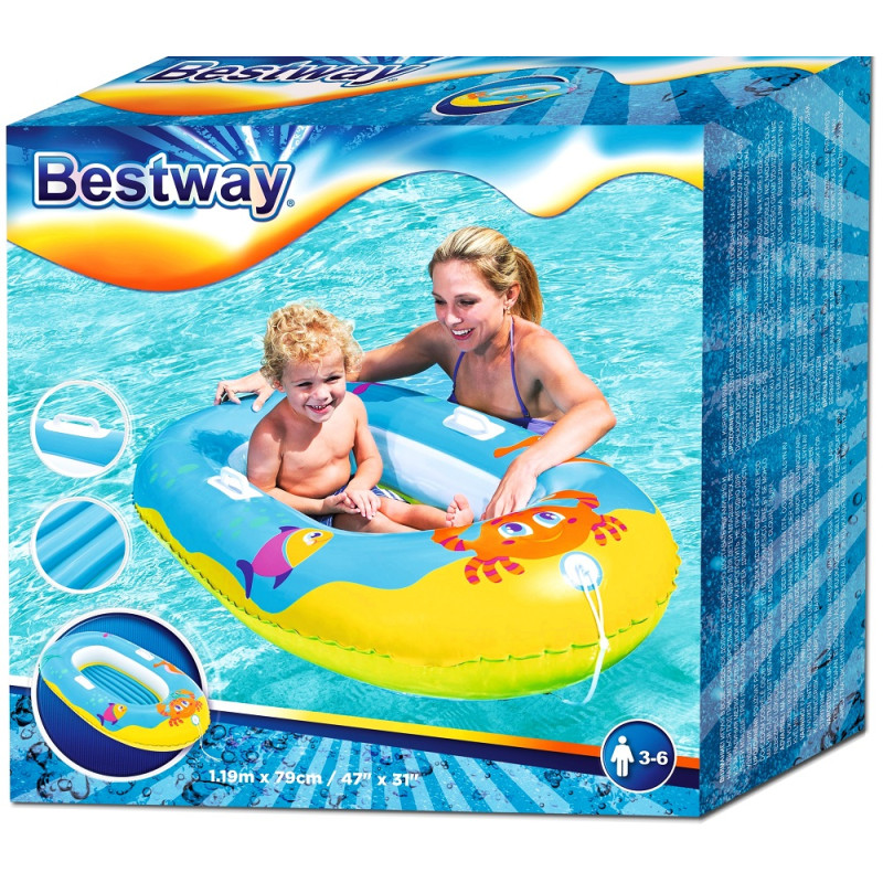 34009 DMUCHANY PONTON ŁÓDKA DLA DZIECI BESTWAY 
