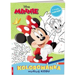 4948 Disney Minnie kolorowanka według kodu Praca zbiorowa