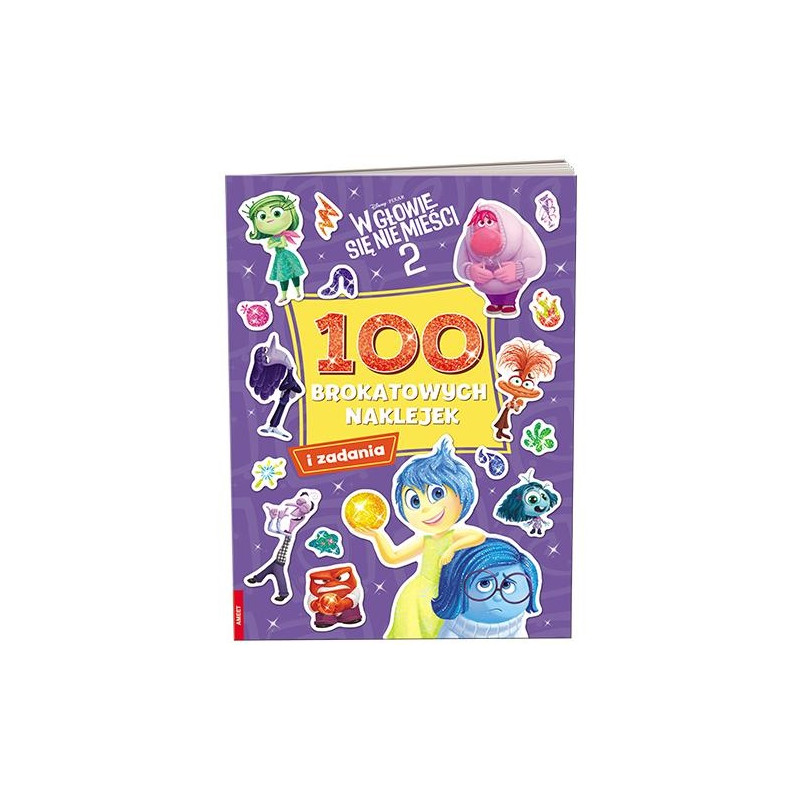 4696 Disney Pixar W Głowie się nie mieści 2 100 Brokatowych Naklejek