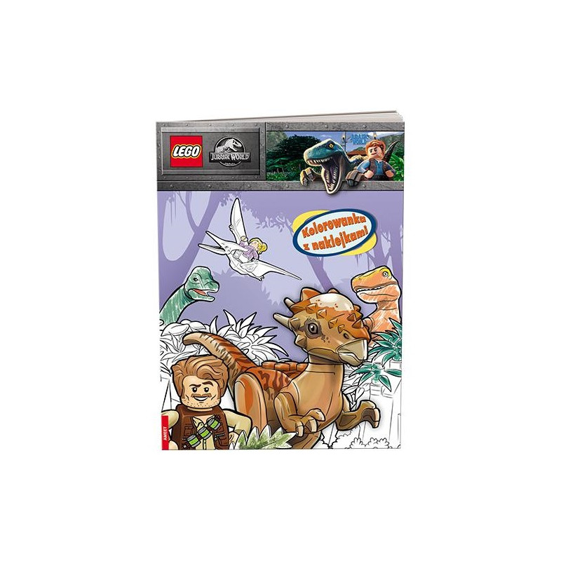 9623 Lego Jurassic World Kolorowanka z naklejkami Praca Zbiorowa 