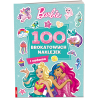 1619 Barbie 100 Brokatowych Naklejek Praca Zbiorowa