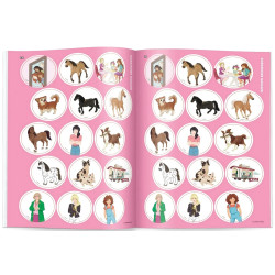1961 Schleich Horse Club Kolorowanka z naklejkami Praca zbiorowa