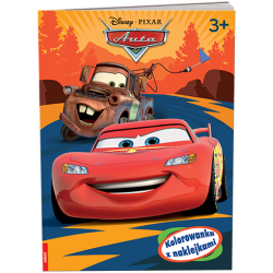 5822 Disney Pixar Auta Kolorowanka z naklejkami Praca zbiorowa
