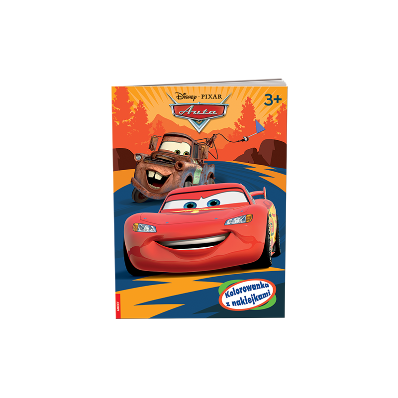 5822 Disney Pixar Auta Kolorowanka z naklejkami Praca zbiorowa