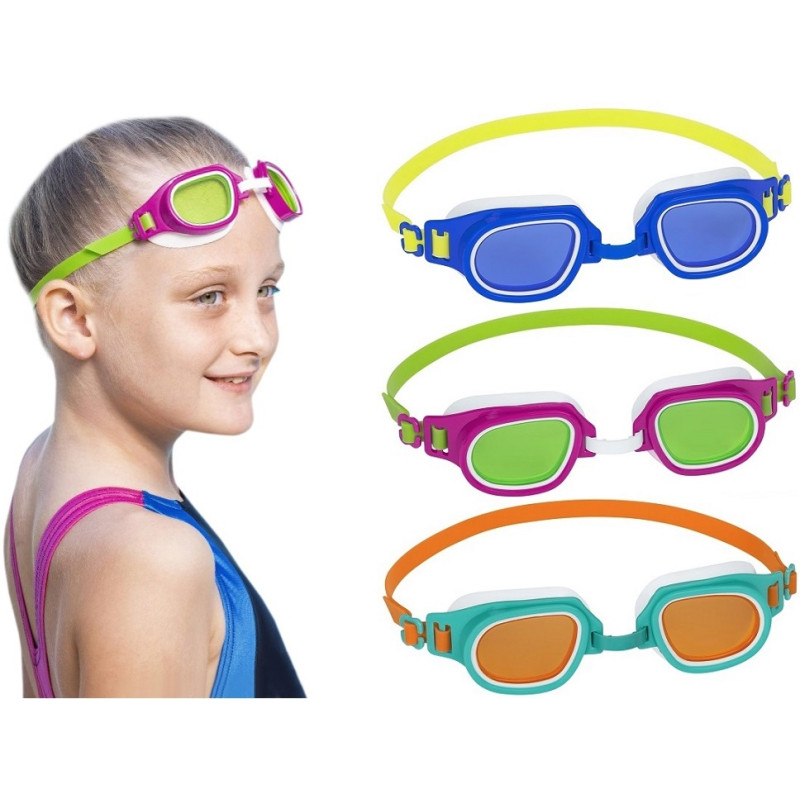 21003 Okulary do pływania nurkowania okularki 7+ Bestway Nowe