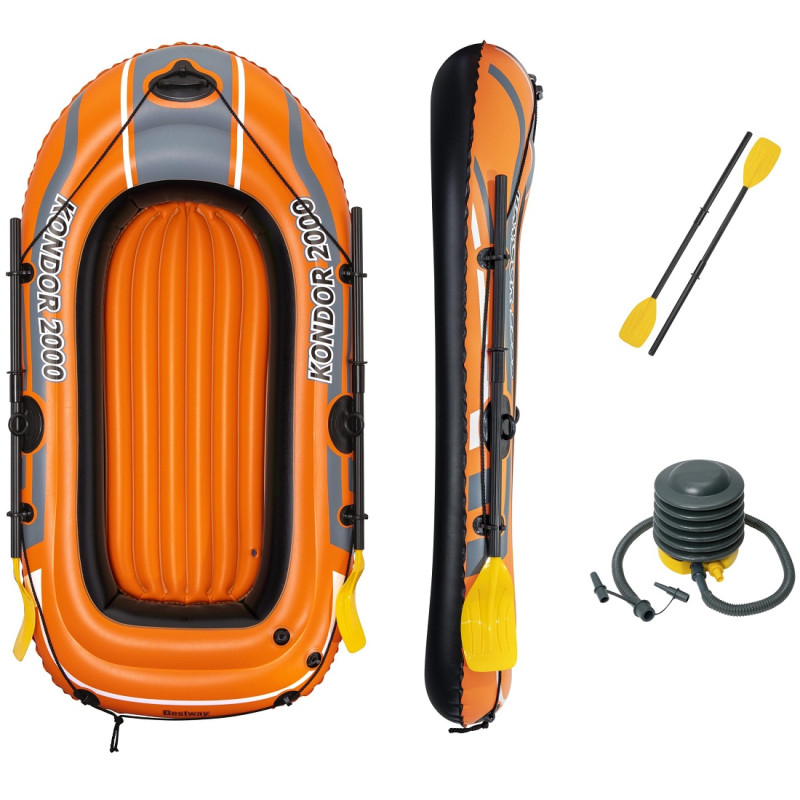 61062 WIELKI 2os PONTON + WIOSŁA + POMPKA BESTWAY