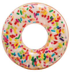 56263 KOŁO 99cm DUŻE DMUCHANE KOŁO DONUT PĄCZEK INTEX