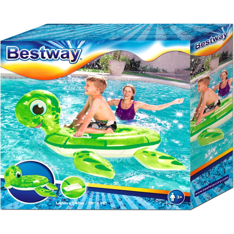 41041 DUŻY DMUCHANY ŻÓŁW MATERAC WYSPA BESTWAY 