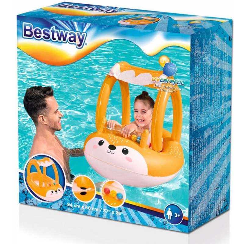 34168 DMUCHANY PONTONIK LISEK Z DASZKIEM BESTWAY