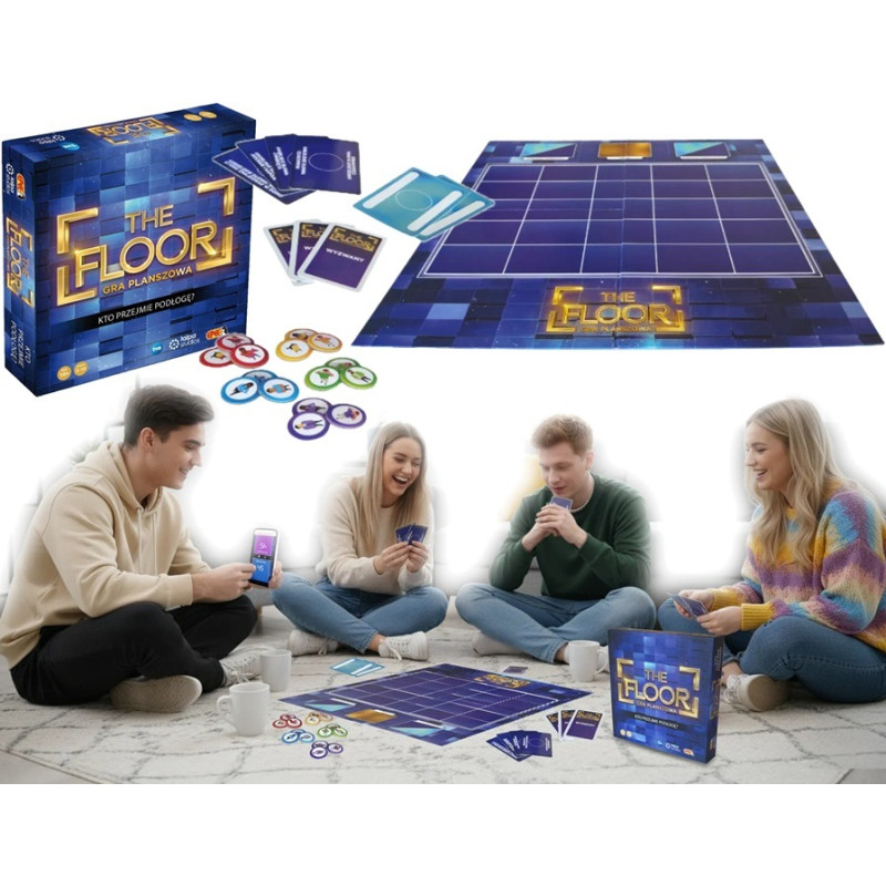 5726 The Floor Polska Quizowa gra planszowa gra familijna