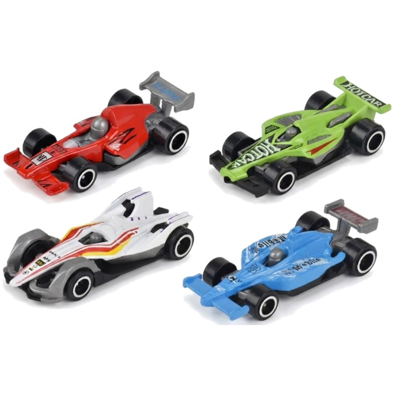 4383 Autko Wyścigowe w Gablotce Model Samochodu Formuła 1 Metalowy Resorak