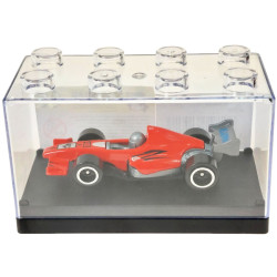 4383 Autko Wyścigowe w Gablotce Model Samochodu Formuła 1 Metalowy Resorak