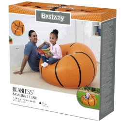 75103 DMUCHANY FOTEL PIŁKA KOSZYKÓWKA PUFA BESTWAY