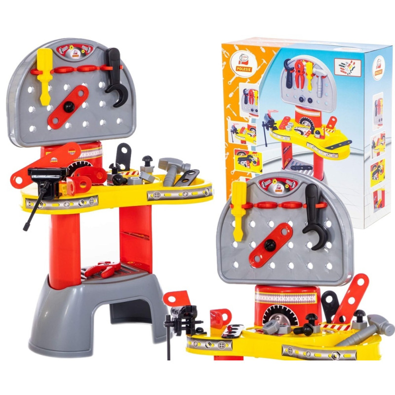 43238 Zestaw Małego Majsterkowicza Stół z Narzędziami Warsztat Mechanik