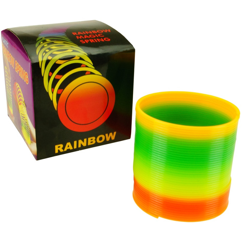 4619 Sprężyna Tęczowa Rainbow Spring Kolorowa Sprężynka Zabawka Dla Dzieci