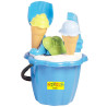 3688 DUŻE WIADERKO DO PIASKU + FOREMKI WAFELKI LODY 