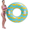 59256-N  Koło do pływania dmuchane 91 cm fala z uchwytami materac plaża basen INTEX