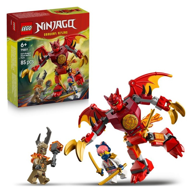71851 Klocki Lego Ninjago Smok-mech Kaia zestaw bitewny 85 elementów