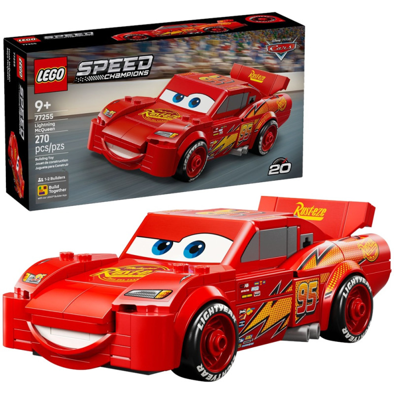 77255 Klocki Lego Speed Champions Zygzak McQueen Cars 270 elementów