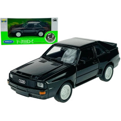 1:34 METALOWY MODEL WELLY AUDI SPORT QUATTRO CZARNY 43802F