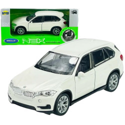 1:34 METALOWY MODEL WELLY BMW X5 BIAŁY 43691F